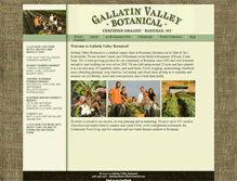 Tablet Screenshot of gallatinvalleybotanical.com